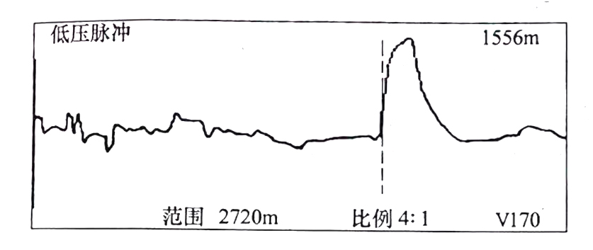 圖32-2 電纜全長(cháng)波形 